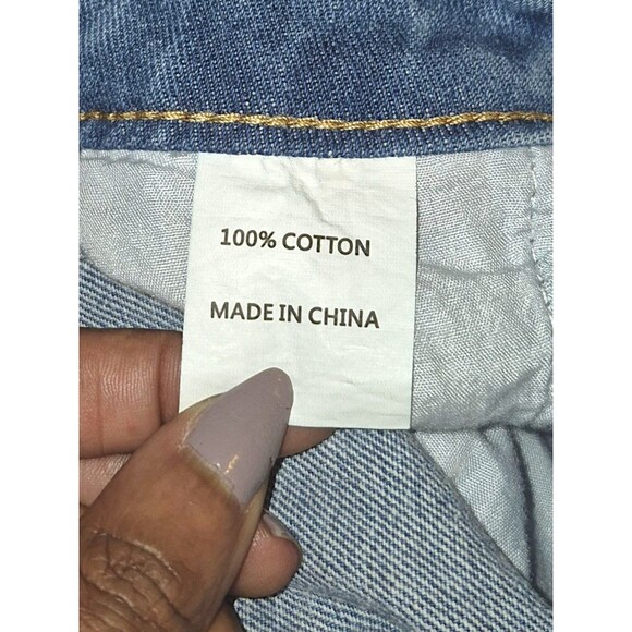 DenimCoLab Size Large Pull-On Denim Jogger w/ Side Split Party Festival Concert - Picture 5 of 6